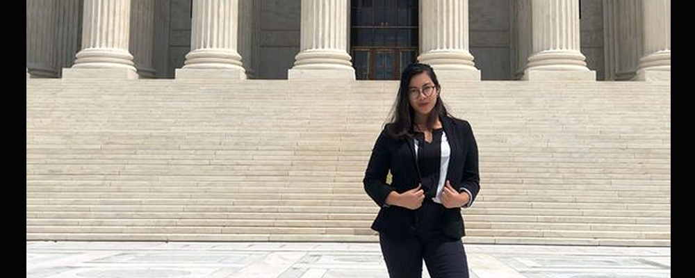 Litany during her summer in D.C. as an EYA intern.