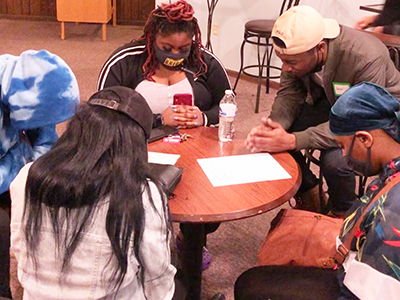 Students of the Wesley Foundation at the University of Kentucky join in prayer. Photo courtesy KSUforChrist.com