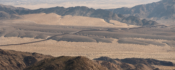 A section of the border fence between the U.S. and Mexico stretches across a valley in the Sonoran Desert near La Rumorosa, Mexico. Photo: Mike Dubose, UMNews. A section of the border fence between the U.S. and Mexico stretches across a valley in the Sonoran Desert near La Rumorosa, Mexico. Photo: Mike Dubose, UMNews.