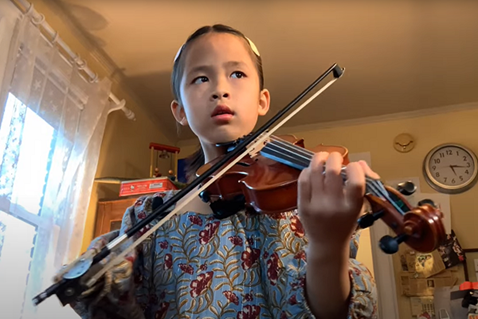 Adopted at age four, Lucy McGuire was born in China without a right hand. Now in Nashville, Tennessee, she’s pursuing her dreams of becoming a violinist and enjoying a variety of adventures.