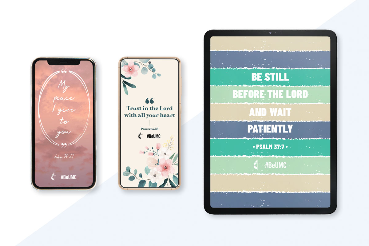 Downloadable wallpapers as a thank you for subscribing to the United Methodist Now newsletter. 