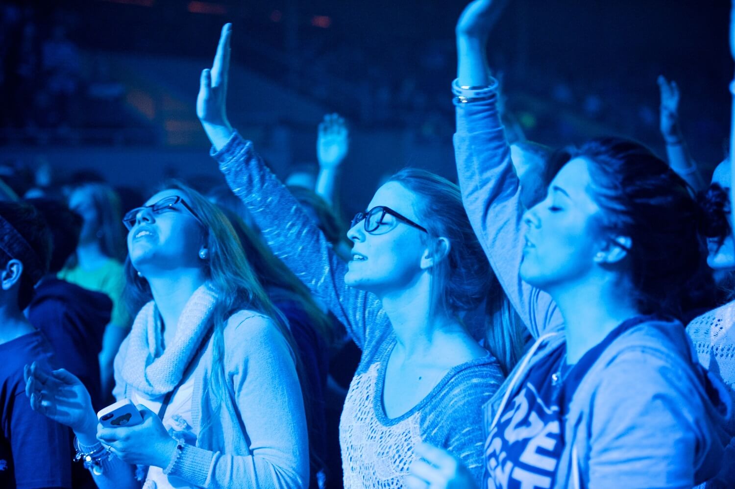 South Carolina Annual Conference youth worship during an event