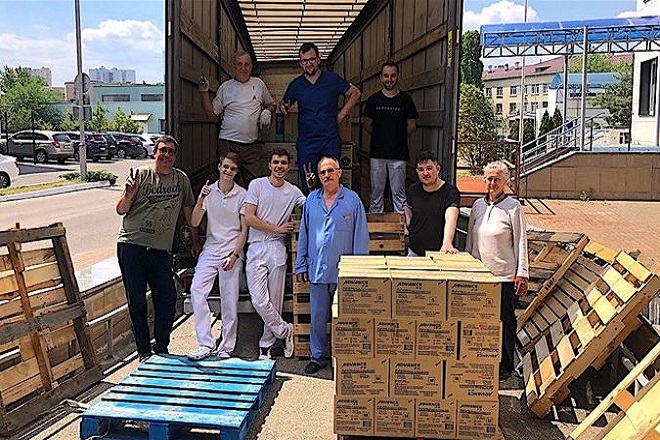 United Methodists in Texas send $1.2 million in medical supplies to Ukraine. Photo courtesy of Texas Conference of The UMC