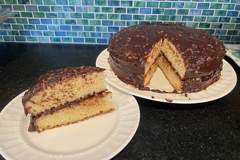 Sour cream cake from a 1948 Ellendale, North Dakota church cookbook Sour cream cake from a 1948 Ellendale, North Dakota church cookbook