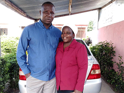 World Communion Scholar Jorge Saiete with his wife Sandra in Mozambique. Photo Courtesy of Jorge Saiete