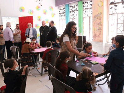 At the "Helm" Center in Arbin, affiliated to the Department of Ecumenical Relations and Development of the Antiochian Orthodox Patriarchate. Photo: MECC