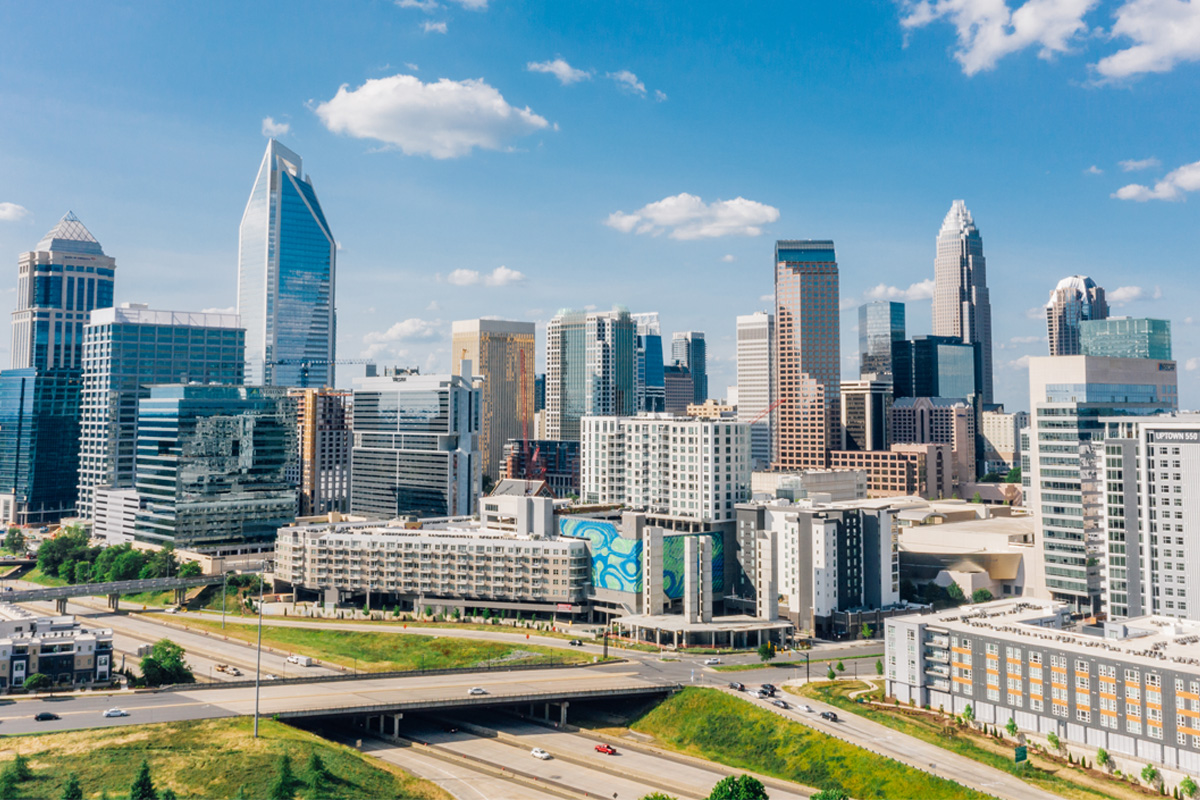 Charlotte skyline image courtesy of charlottesgotalot.com.