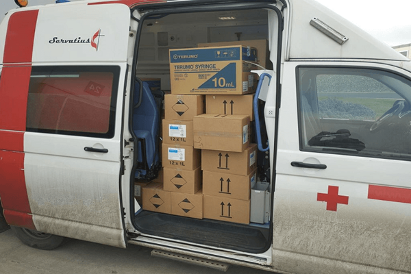 Une ambulance et des fournitures médicales se dirigent vers l’Ukraine depuis la Conférence centrale de l’Europe centrale et méridionale de l’Église méthodiste unie.