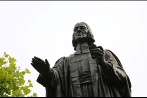 Statue of John Wesley in London. Photo courtesy of Kathleen Barry. 