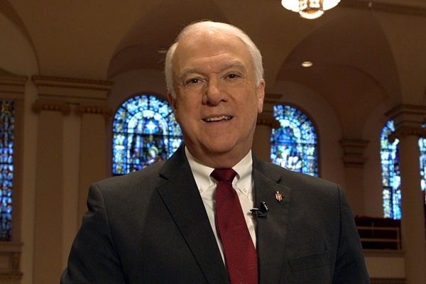 In a “Mid-term State of The United Methodist Church Address,” Bishop Thomas J. Bickerton, president of the Council of Bishops, called members to “be the architects of a renewed, revived and reclaimed United Methodist Church.”  (Photo courtesy United Methodist Communications.)