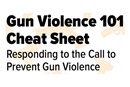 Gun Violence 101 logo from the United Methodist General Board of Church & Society.  Gun Violence 101 logo from the United Methodist General Board of Church & Society.