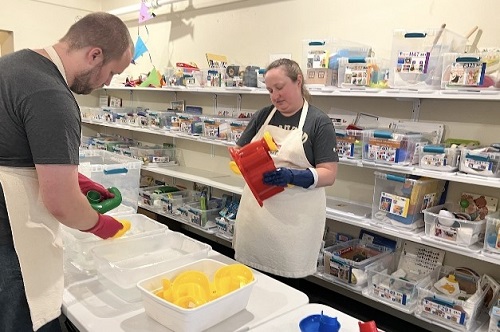 Sioux Falls First United Methodist Church's Toy Lending Library. Courtesy of the Dakotas Conference.