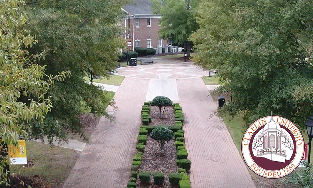 Video Screen Shot of campus.