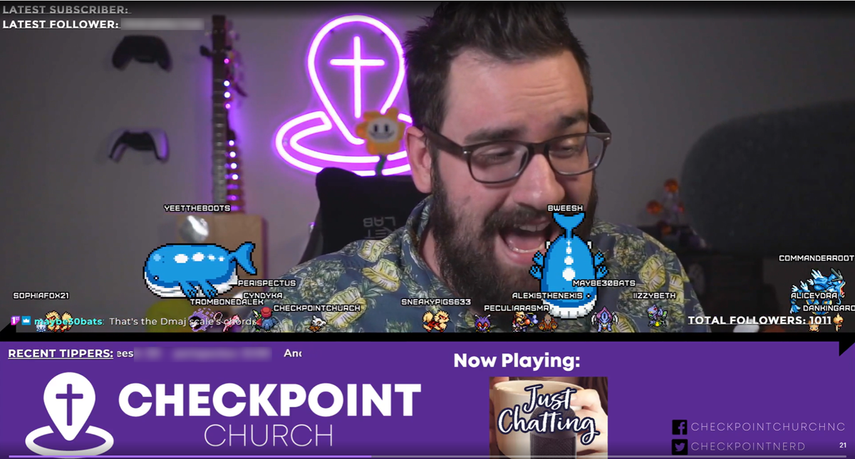 Checkpoint Church Twitch stream