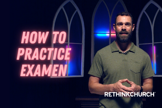 Rev Ryan Dunn describes the steps for the Examen contemplative practice.