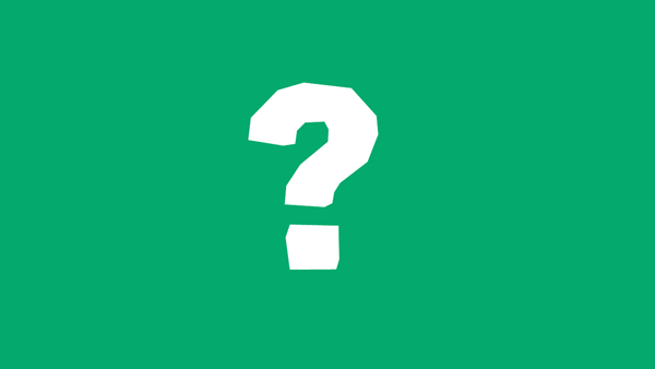 Graphic by "Hjvds." Used by permission. CC BY-SA 4.0 International. Original image available here: https://commons.wikimedia.org/wiki/File:Question_mark_on_a_green_background.png