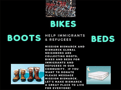 Graphic to encourage donations of members at Legacy UMC.