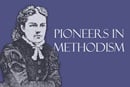 The first woman among the Methodists to graduate from seminary, Anna Oliver advocated for full clergy rights for women. Original image courtesy of Wikimedia Commons; graphic by Laurens Glass, UM News.