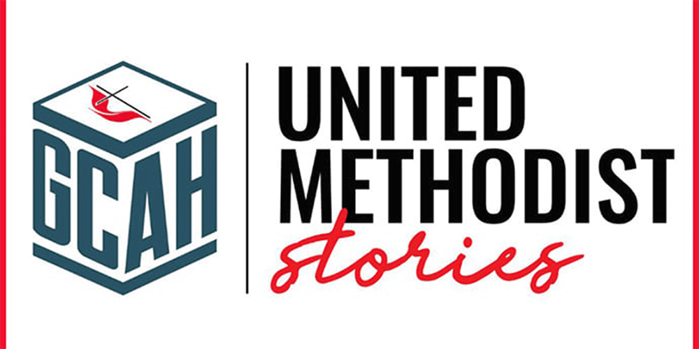 The United Methodist Stories app allows users to record, review and submit their impressions of events such as General Conference. Logo courtesy of the United Methodist Commission on Archives and History.