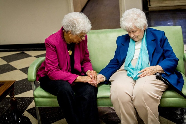 Prayer at McKendree UMC in Nashville, TN
