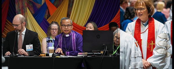 Bishop Carlo A. Rapanut and Bishop Debra Wallace-Padgett. Courtesy photo Bishop Carlo A. Rapanut and Bishop Debra Wallace-Padgett. Courtesy photo