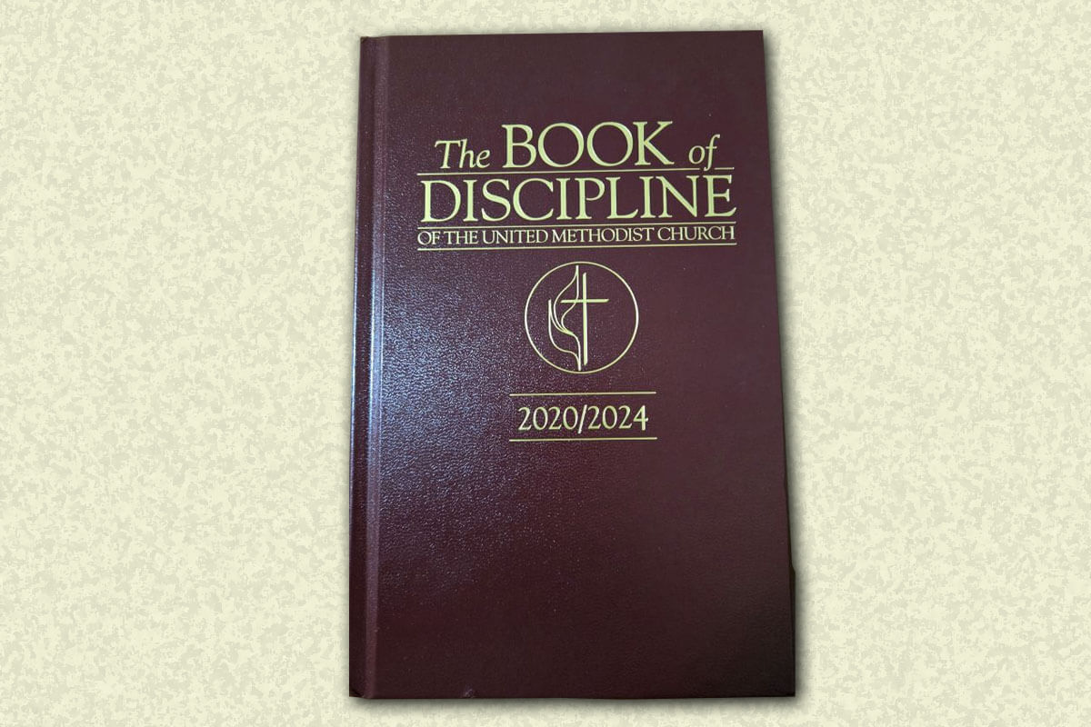 The 2020/2024 Book of Discipline produced by The United Methodist Publishing House