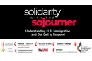 "Solidarity with the Sojourner," a webinar co-hosted by multiple denominational agencies and entities, is set for Feb. 10, 2025. United Methodists are invited to the conversation about U.S. immigrant justice and our call to respond. Logo design by United Methodist Communications.