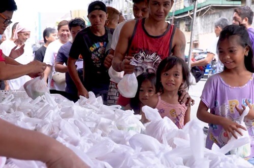 Sandmeier UMC in the Philippines conducts a monthly feeding program, which began during the COVID-19 pandemic.