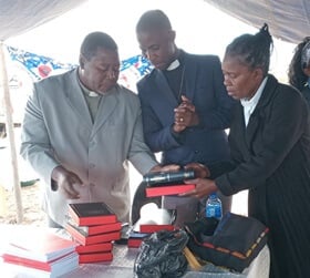 Christian education materials are distributed in the South Conference in Mozambique