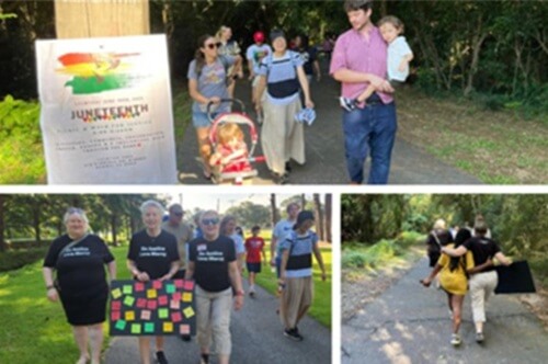 Trinity UMC hosted a Juneteenth Justice Walk to follow Jesus Christ's example of love and representation in thought and action.