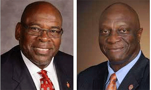 Courtesy photo: Bishop L. Jonahtan Holston and James H. Salley.