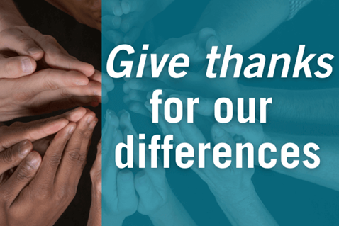 Give thanks for our differences