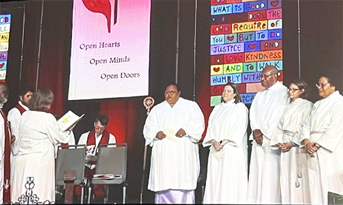 The entire 2025 class of newly ordained Elders in the California-Nevada Annual Conference of The United Methodist Church are graduates of Claremont School of Theology (CST). Courtesy photo.
