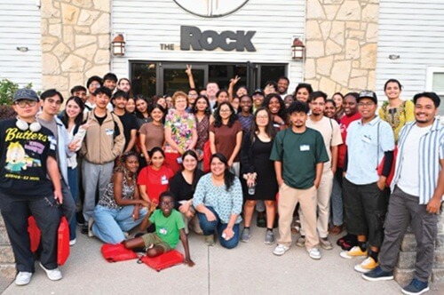 Students at the University of Central Missouri, many from outside of the U.S., find a spiritual home and place to belong when they come to The Rock.