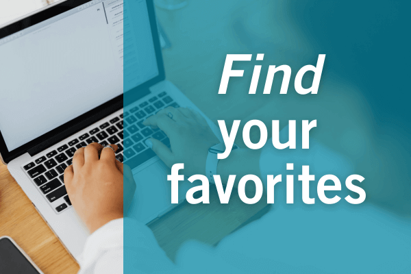 Find your favorites