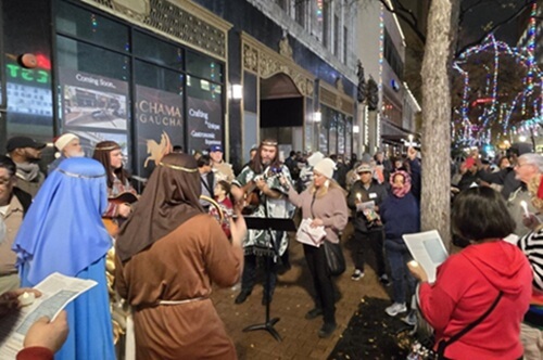 A Texas community came together to reenact Mary and Joseph’s search for shelter before Jesus’ birth. They found connection and hope.