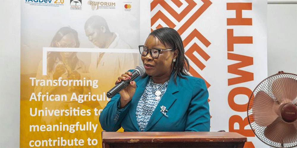 Keynote speaker, Dr. Nancy Kwangwa , Deputy Librarian at the Women’s University in Africa and member of  UNESCO Women 4 AI Ethics. Courtesy photo.