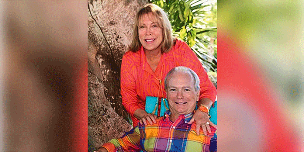 Chrys Hyde with husband Doug. Courtesy photo.