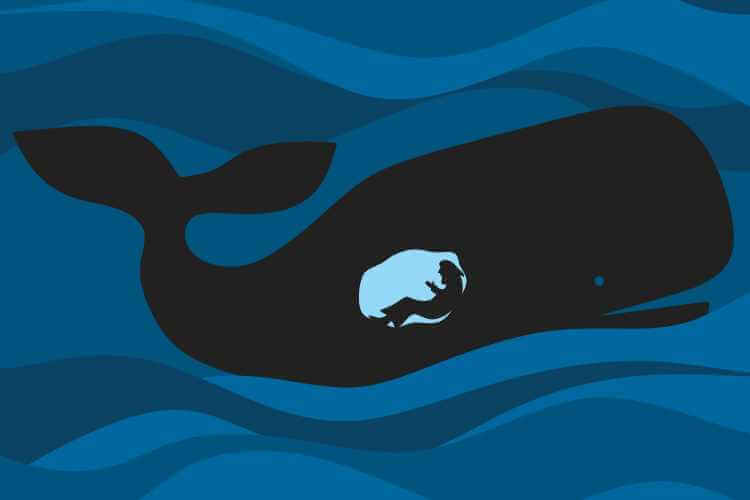 Jonah in the whale