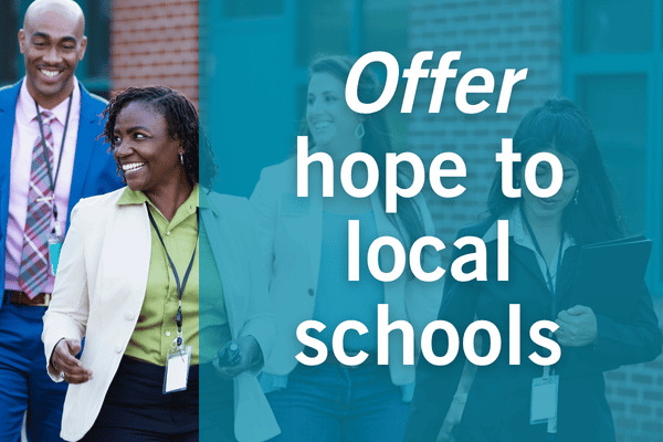 Offer hope to schools