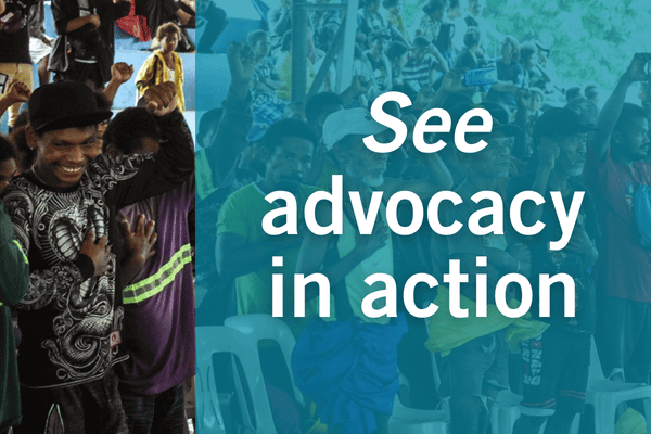 See advocacy in action