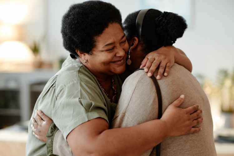 A loving embrace