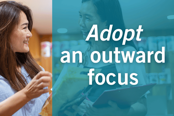 Adopt and outward focus