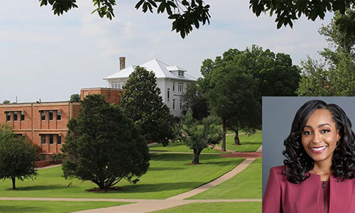 Huston-Tillotson University is using BCF funds to advance its master plan, which outlines future construction and renovation needs. (Photo courtesy of Huston-Tillotson University) (Inset: Dr. Melva Willams, president)